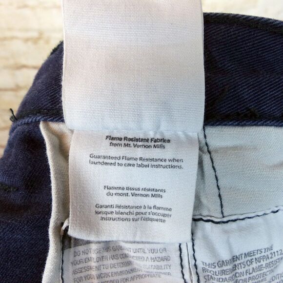 Carhartt FR Pants Men 40x32 (38x30) Blue Arc2 NFPA 2112 Flame Resistant 371-20 - Picture 15 of 15